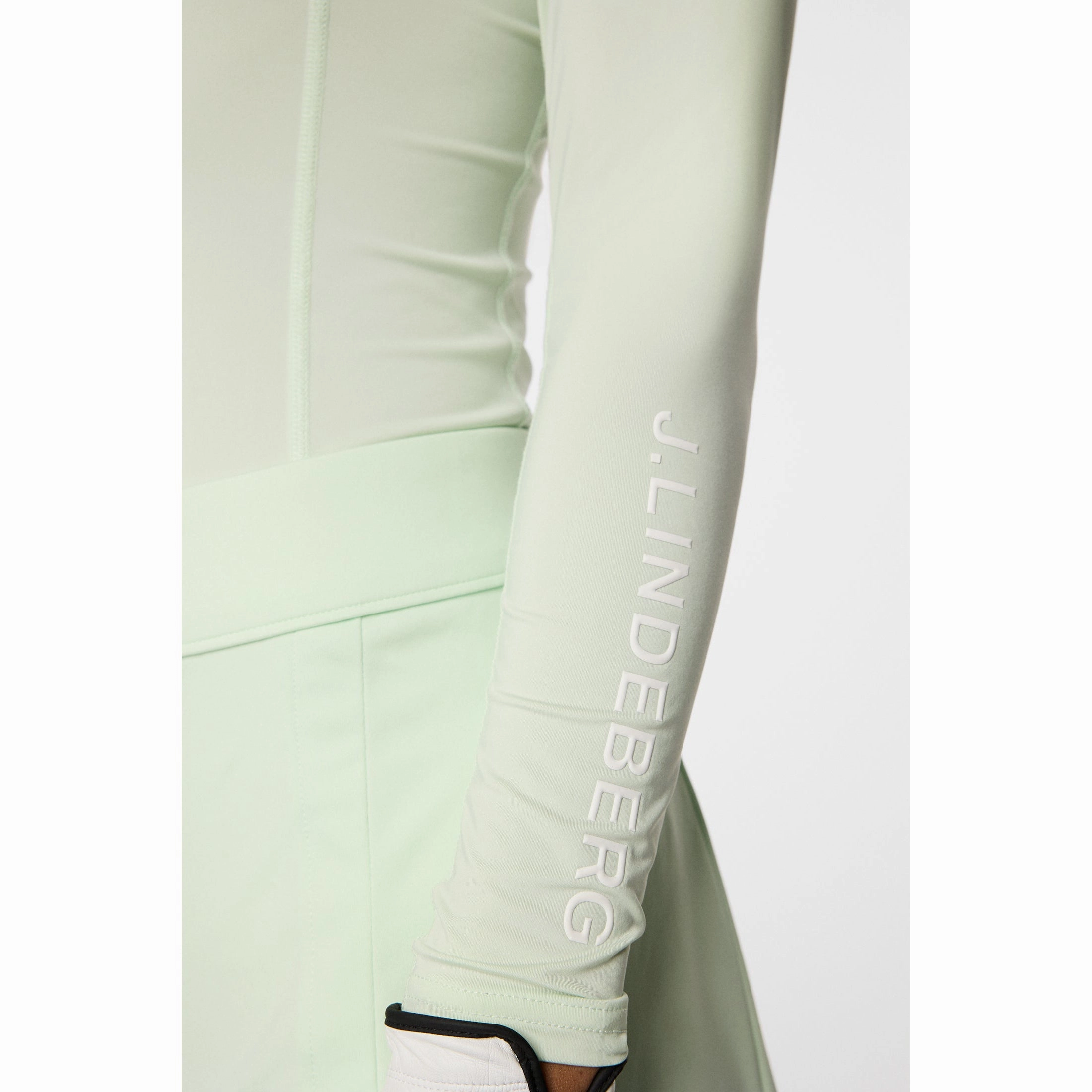 J.Lindeberg Women's Ella Compression Golf Shirt - Ambrosia FadeResistant Dye