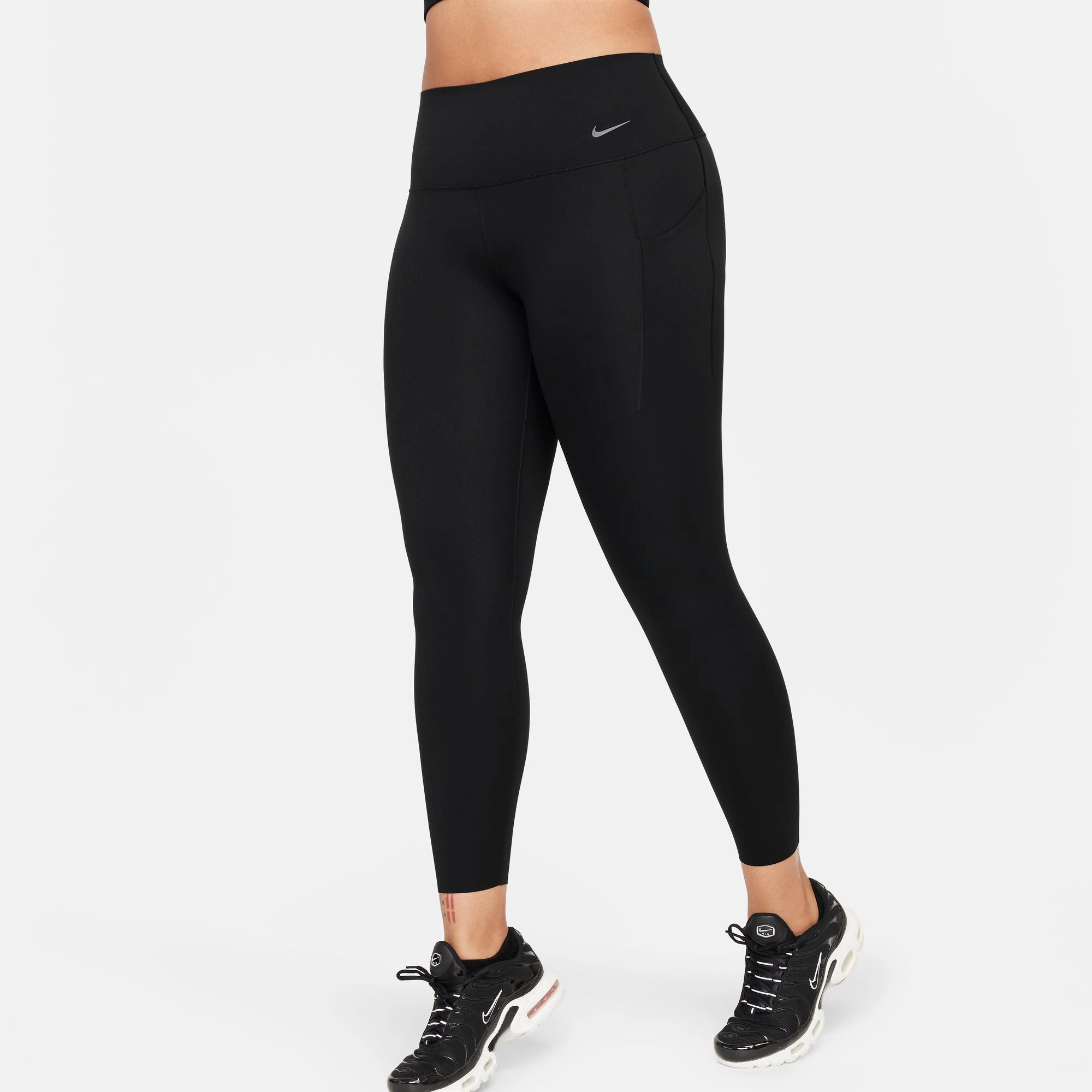 Drawstring Nike Women's Universa Medium-Support High-Waisted 7/8 Leggings