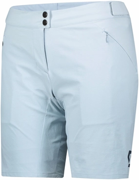 Scott Endurance Loose Fit Padded Womens Cycling Shorts - Blue Moisture Management Technology