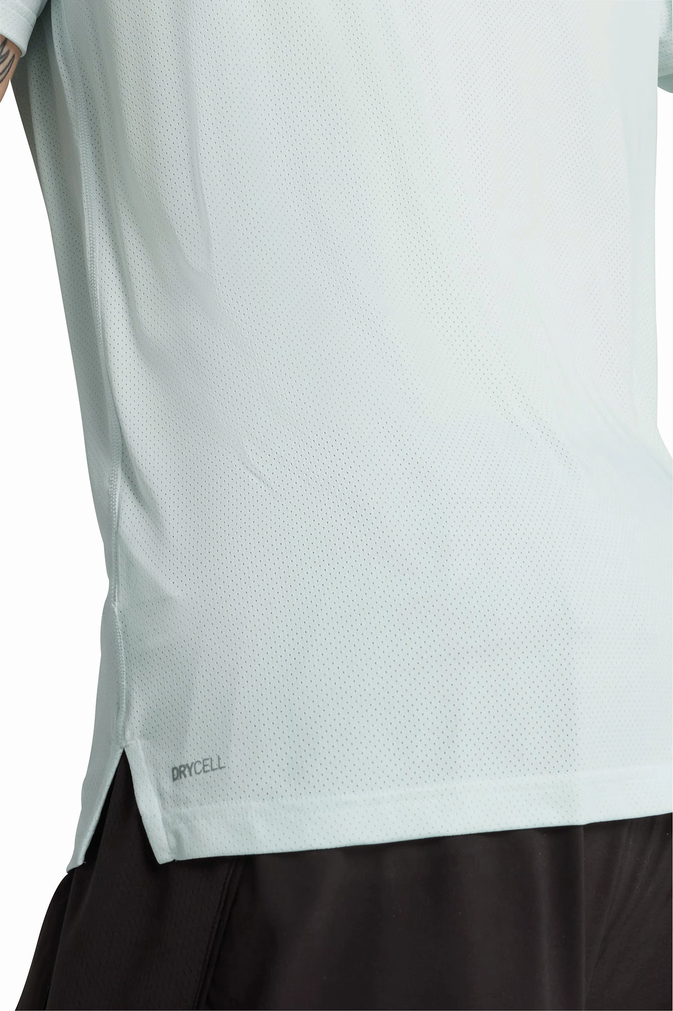 Puma Mesh Graphic Short Sleeve Mens Running Top - Blue Timeless Wear