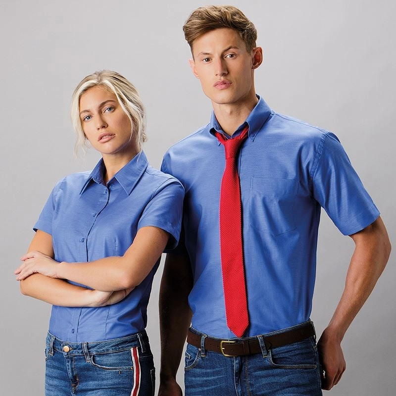 Workwear Short Sleeve Oxford Shirt | BLACK Gentle Breeze