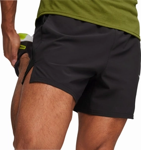 Puma Ultrabreathe Stretch 5 Inch Mens Training Shorts - Black FrictionResistant
