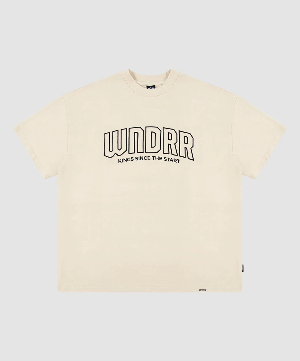 Breathable Lamination WNDRR Feud Heavy Weight Tee (Tan)