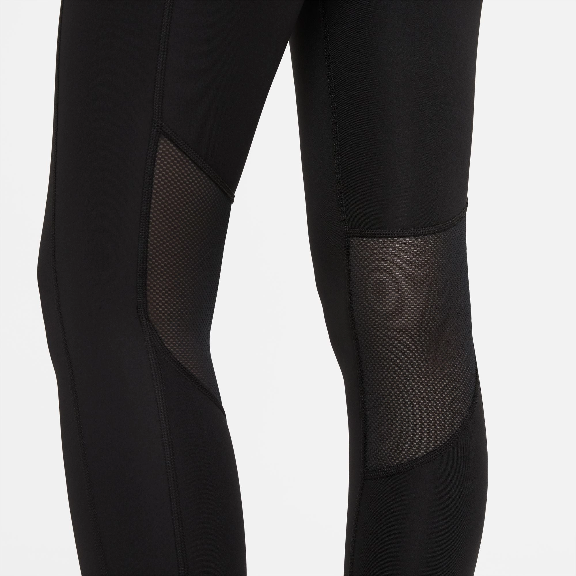 Nike Women's Epic Fast Mid-Rise Pocket Running Tight Black FlatlockStitching DurableThreadwork