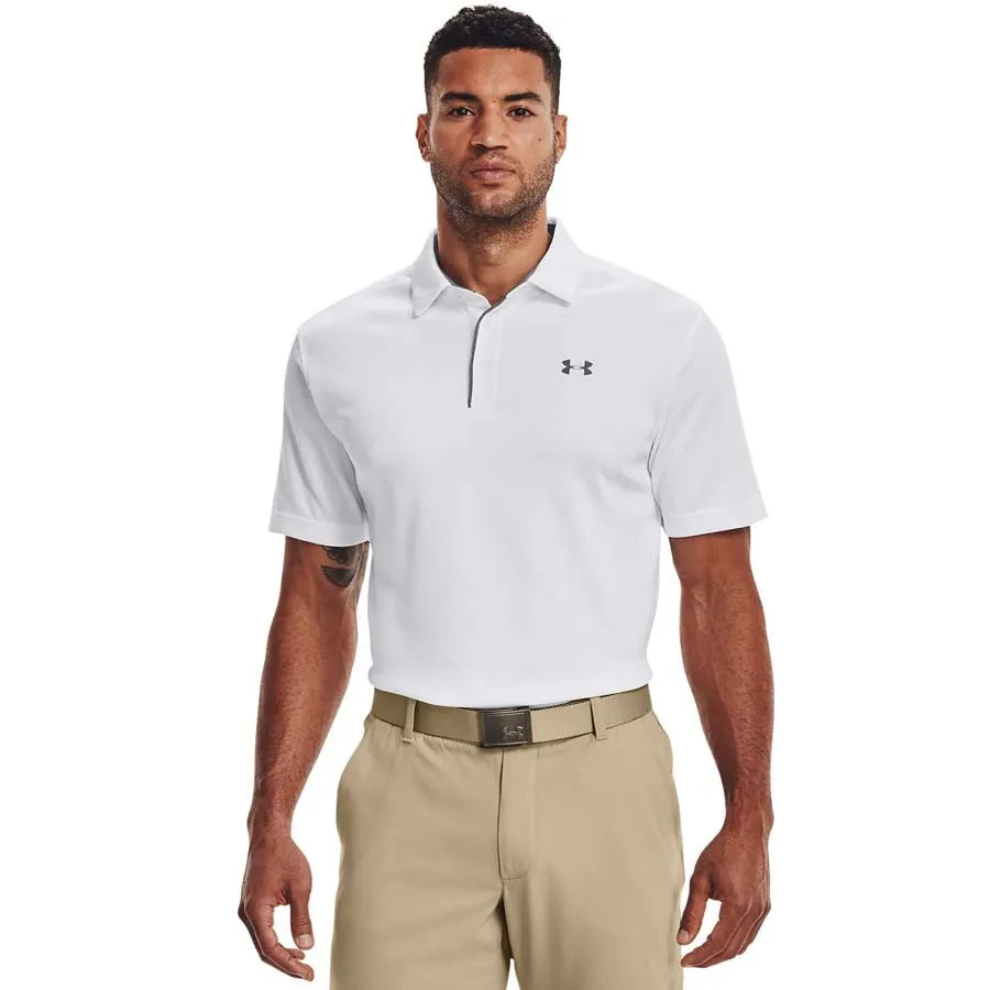 Hard - wearing Reinforced Seams UA Tech Polo | BLACK/GRAPHITE
