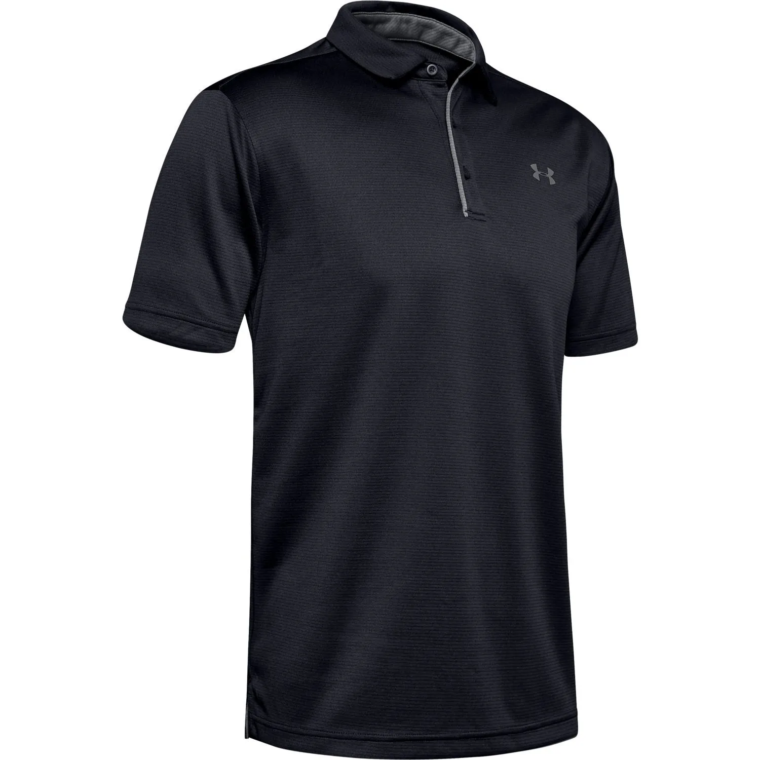UA Tech Polo | BLACK/GRAPHITE Acrylic Material Rayon blend