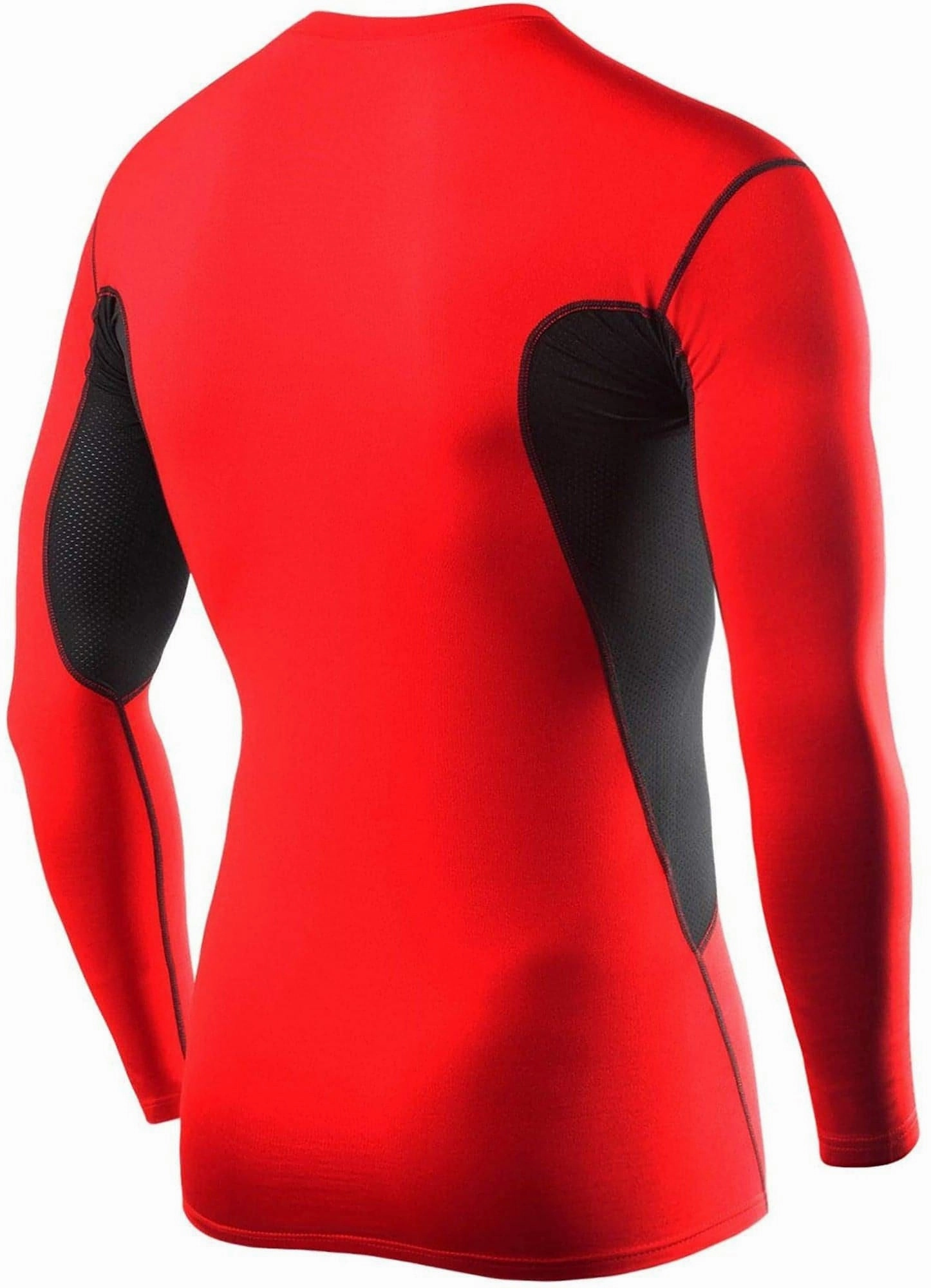 TCA SuperThermal Junior Long Sleeve Compression Top - Red Yoga enthusiast Outdoor Lover