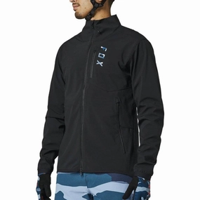 Fox Ranger Fire Mens Cycling Jacket - Black Kinetic Back Ventilation