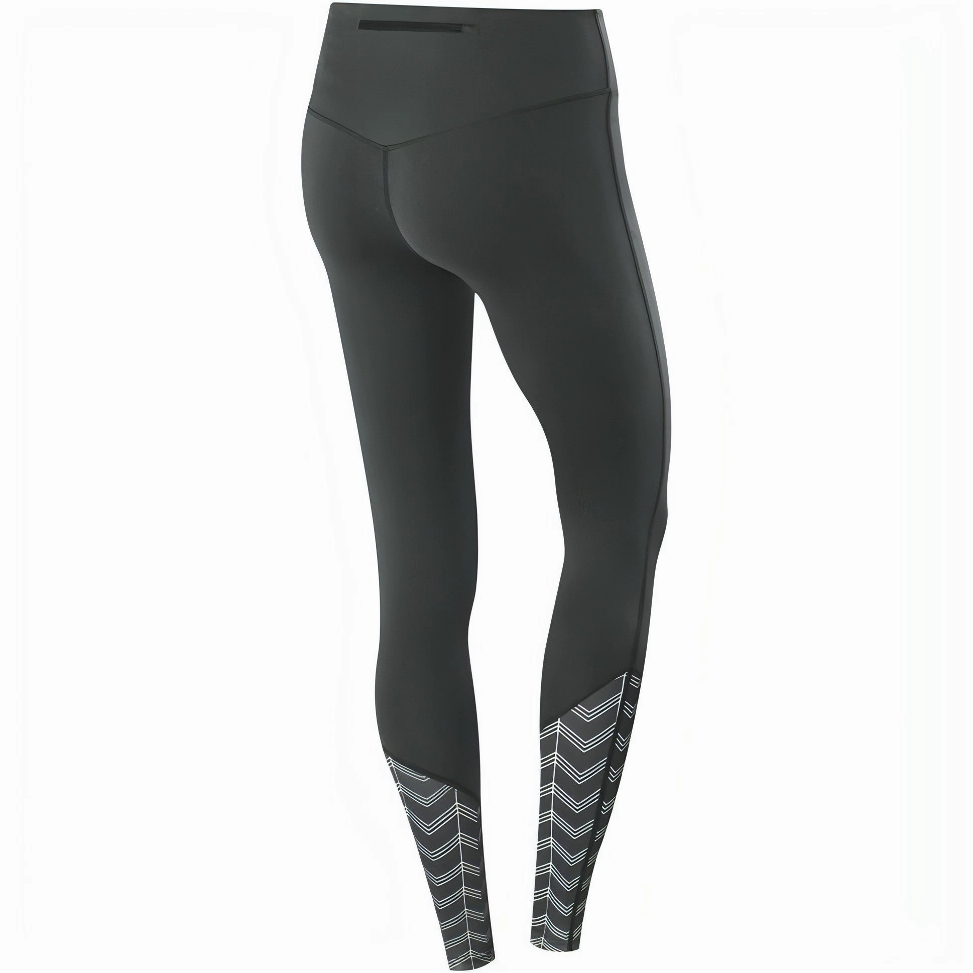 Leg covering Lounge TCA Impulse Printed Womens Long Running Tights - Grey