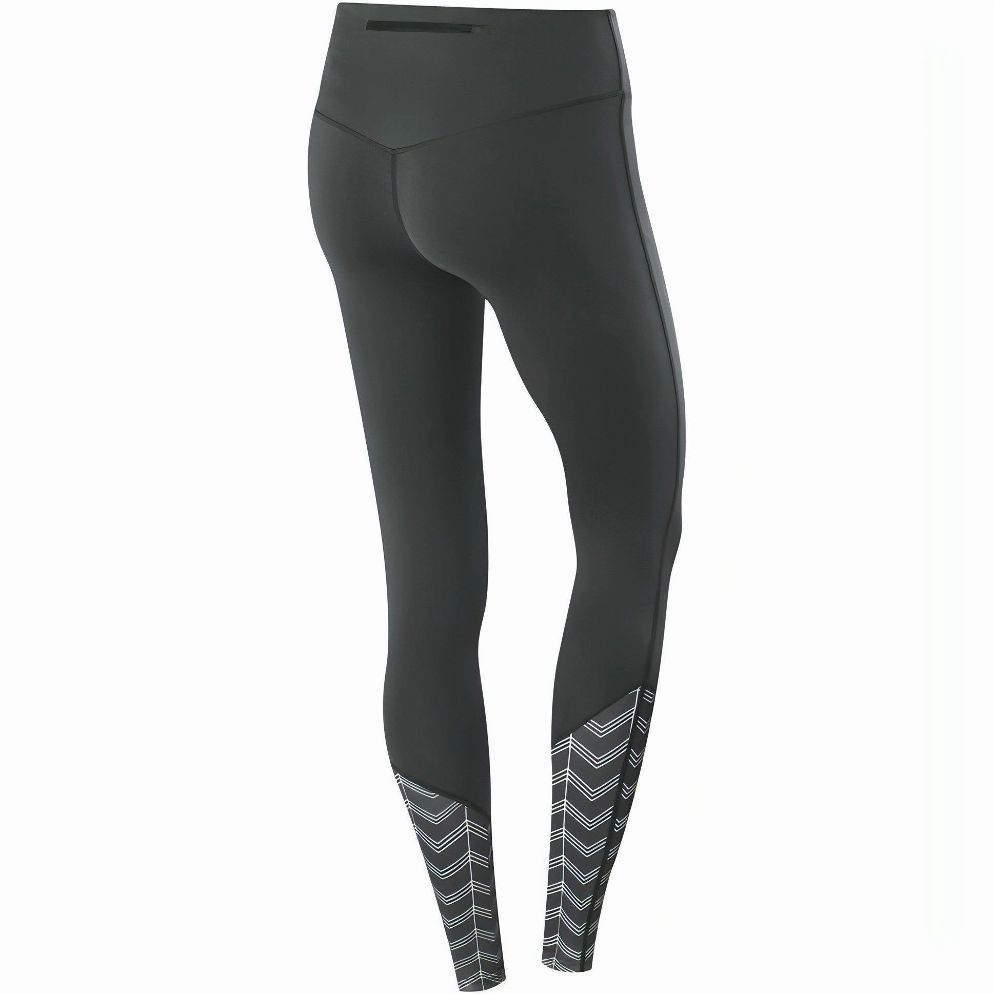 Endurance Gear GlowInTheDark Accents TCA Impulse Printed Womens Long Running Tights - Grey