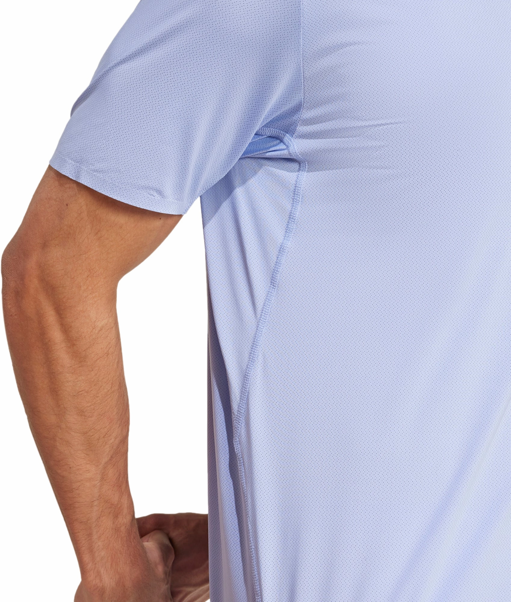 adidas Adizero Short Sleeve Mens Running Top - Blue Chic Outfit RelaxedFit