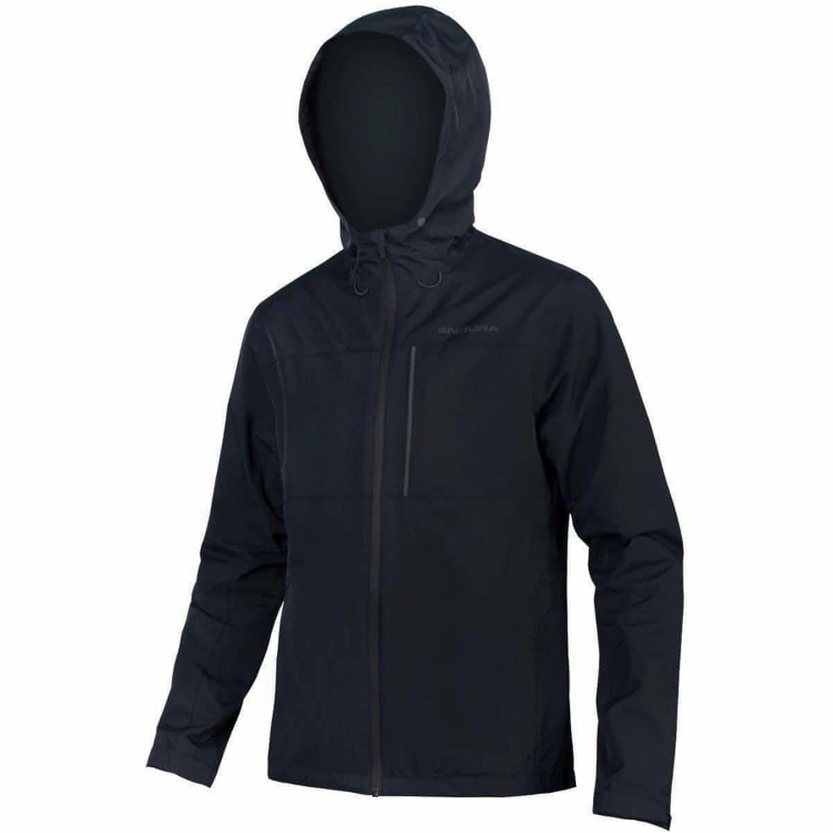 Stylish Insulation summer season Endura Hummvee Waterproof Hooded Mens Cycling Jacket - Black