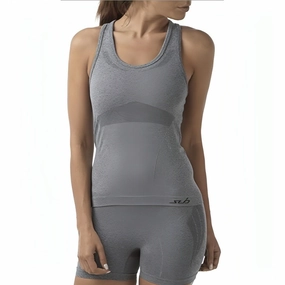 Sub Sports SubAir Seamless Womens Vest Tank Top - Grey Full-length Odor-resistant