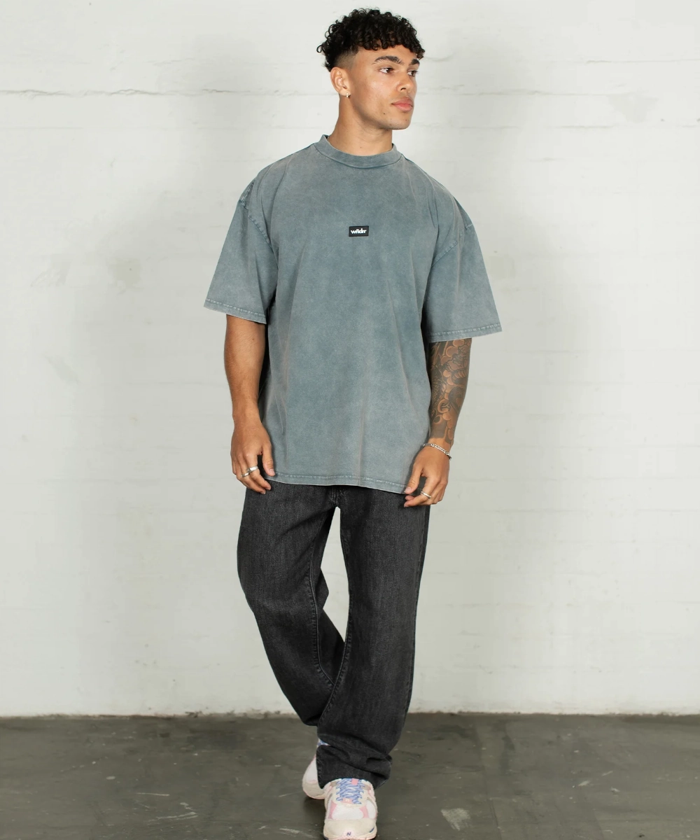 LightweightKnit WNDRR Soho Club Tee (Washed Grey)