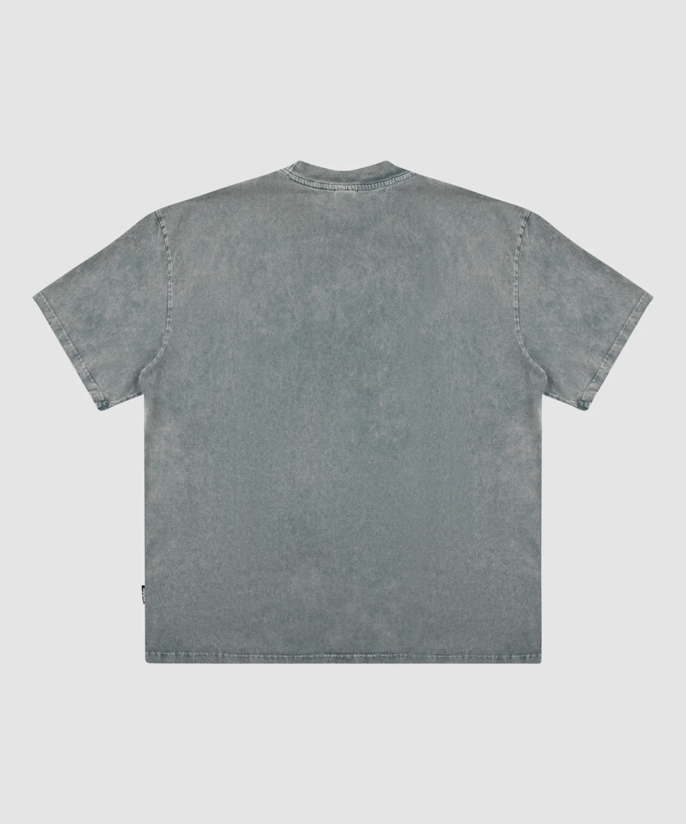WNDRR Soho Club Tee (Washed Grey) Polish Tone FlexSeamTechnology