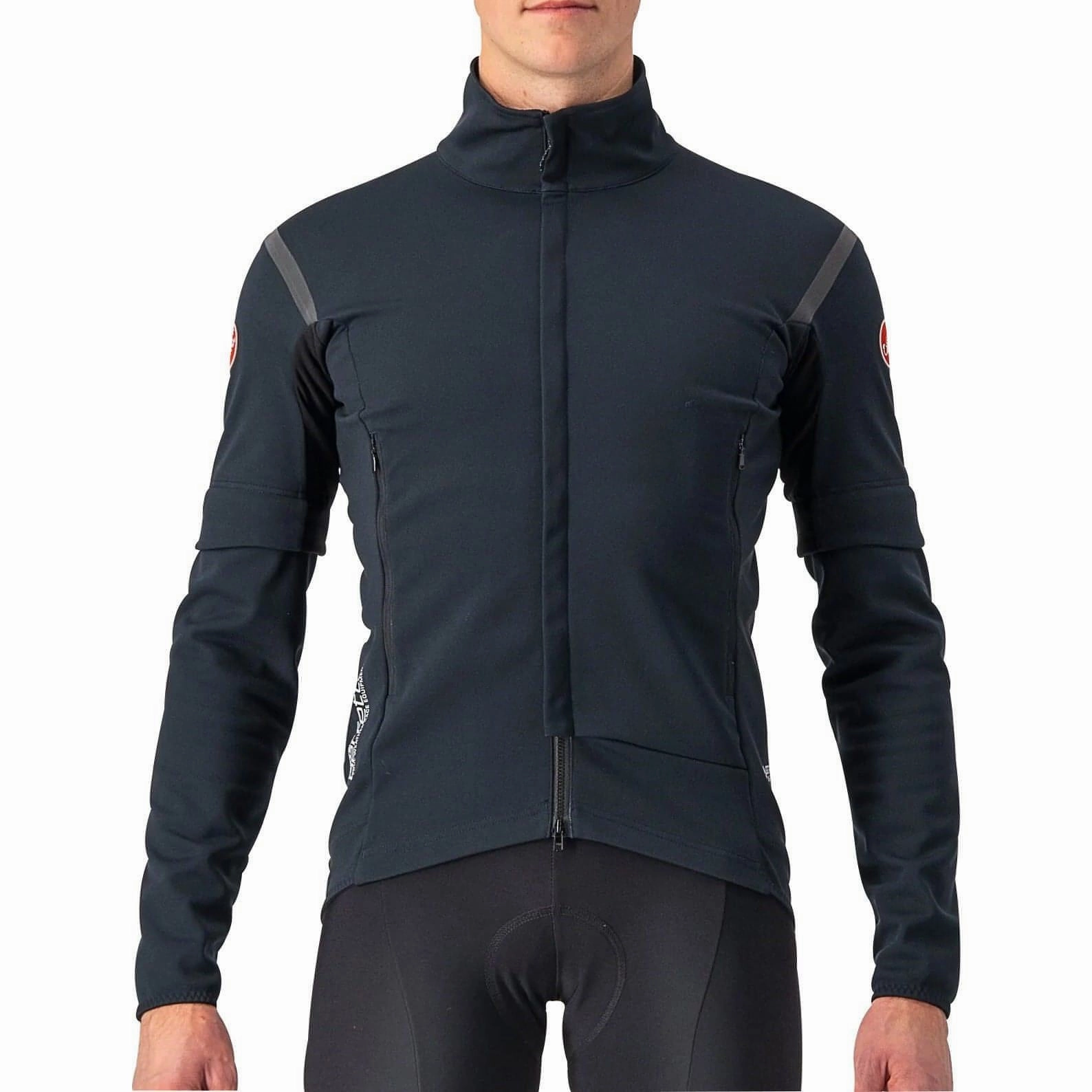 Daily Wear Castelli Perfetto RoS 2 Convertible Mens Cycling Jacket - Black