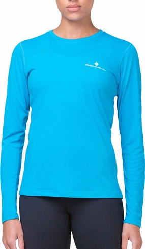 Food related Ronhill Core Long Sleeve Womens Running Top - Blue
