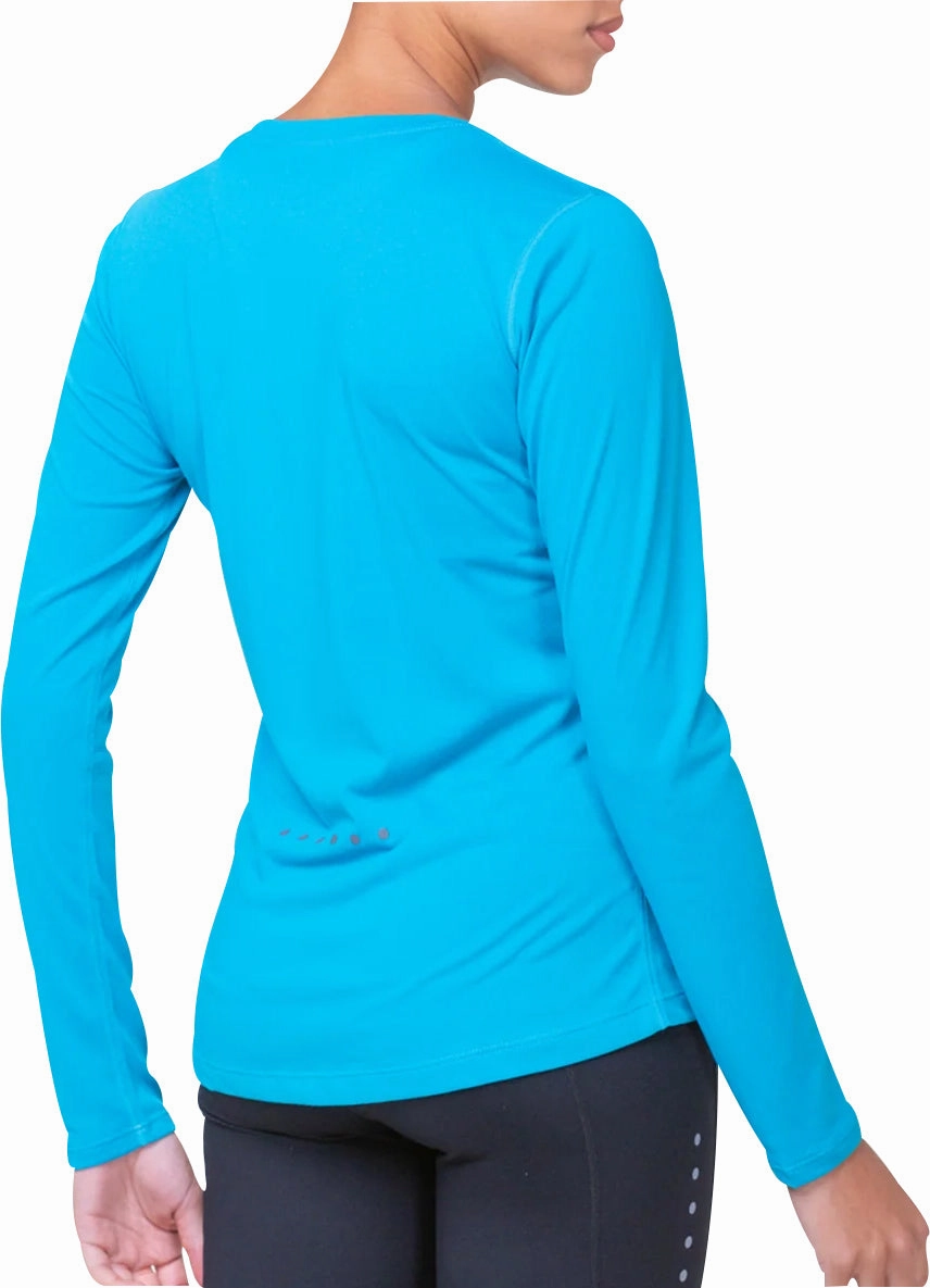 low - quality Closet Ronhill Core Long Sleeve Womens Running Top - Blue