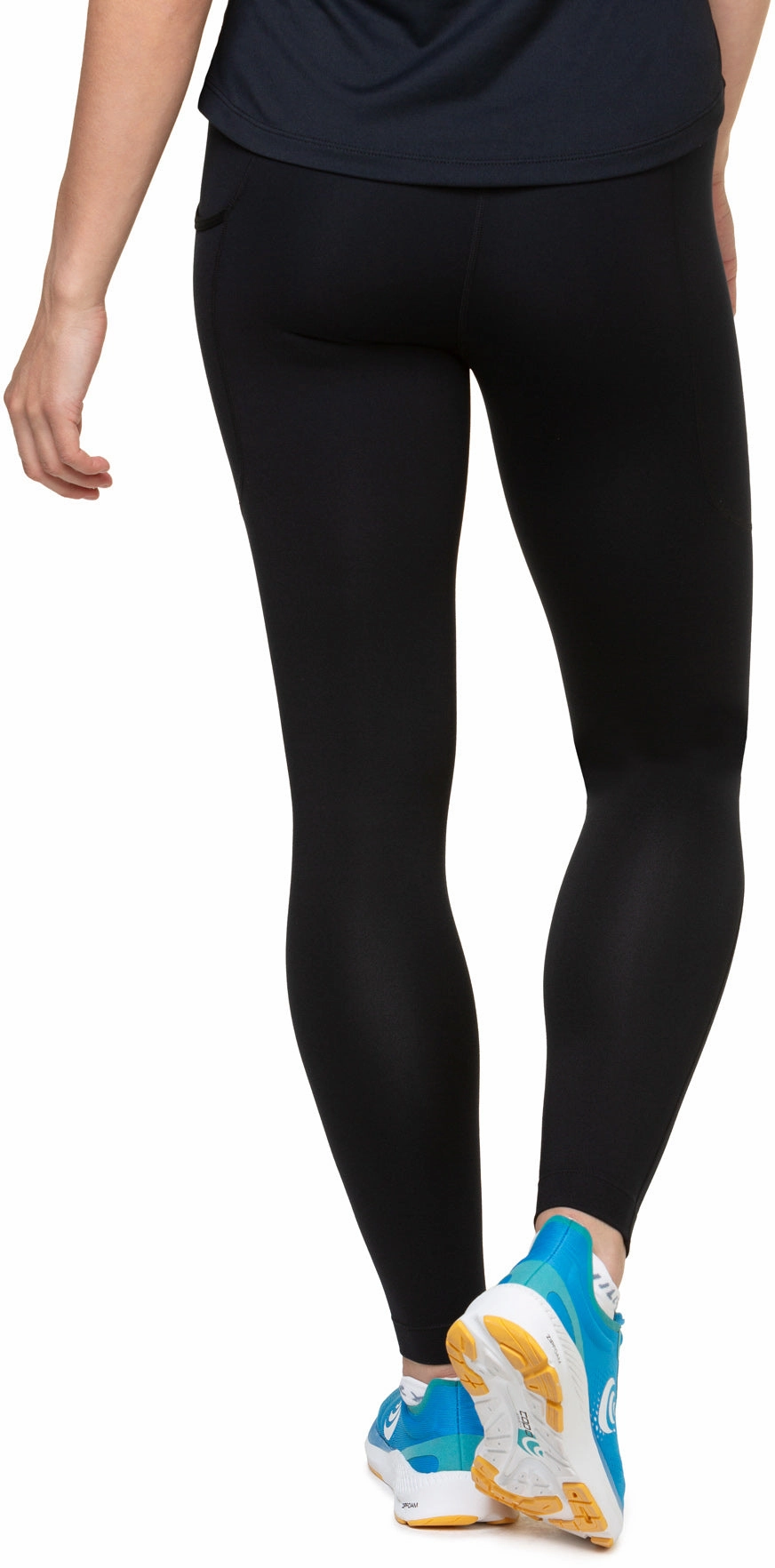 Hourglass figure Fashionable-look-feature-characteristic Ronhill Core Womens Long Running Tights - Black