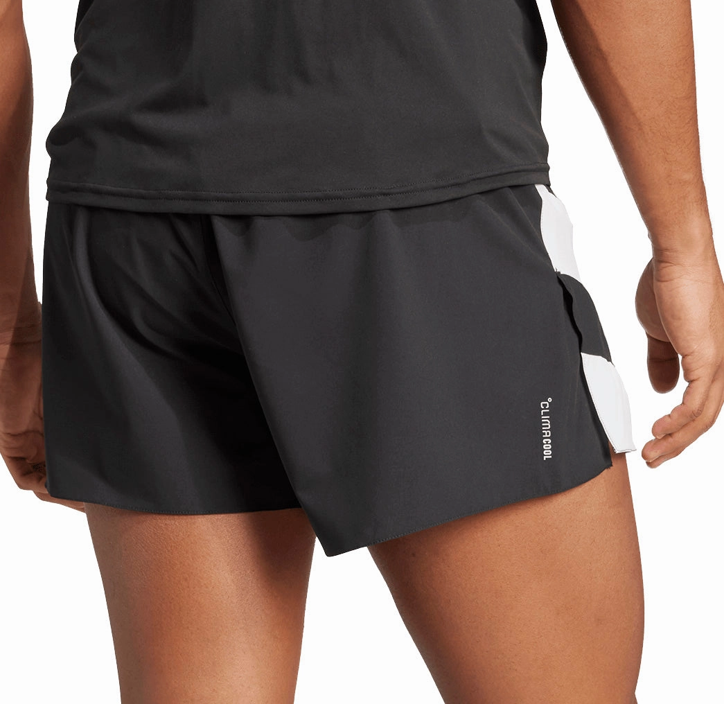 adidas Adizero Archive Gel 3 Inch Mens Running Shorts - Black Stretchable