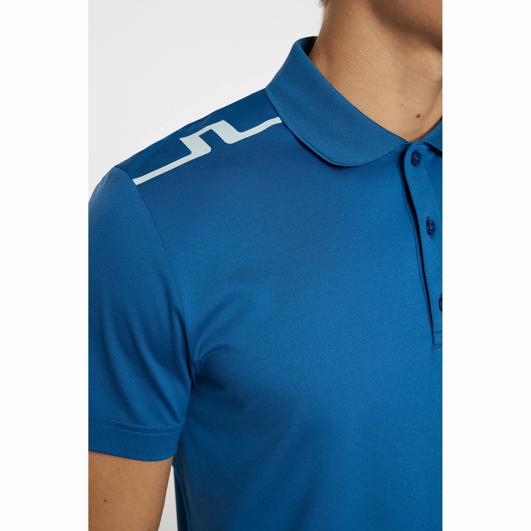 J.Lindeberg Lionel Polo Golf Shirt - Dark Blue Effortless Look