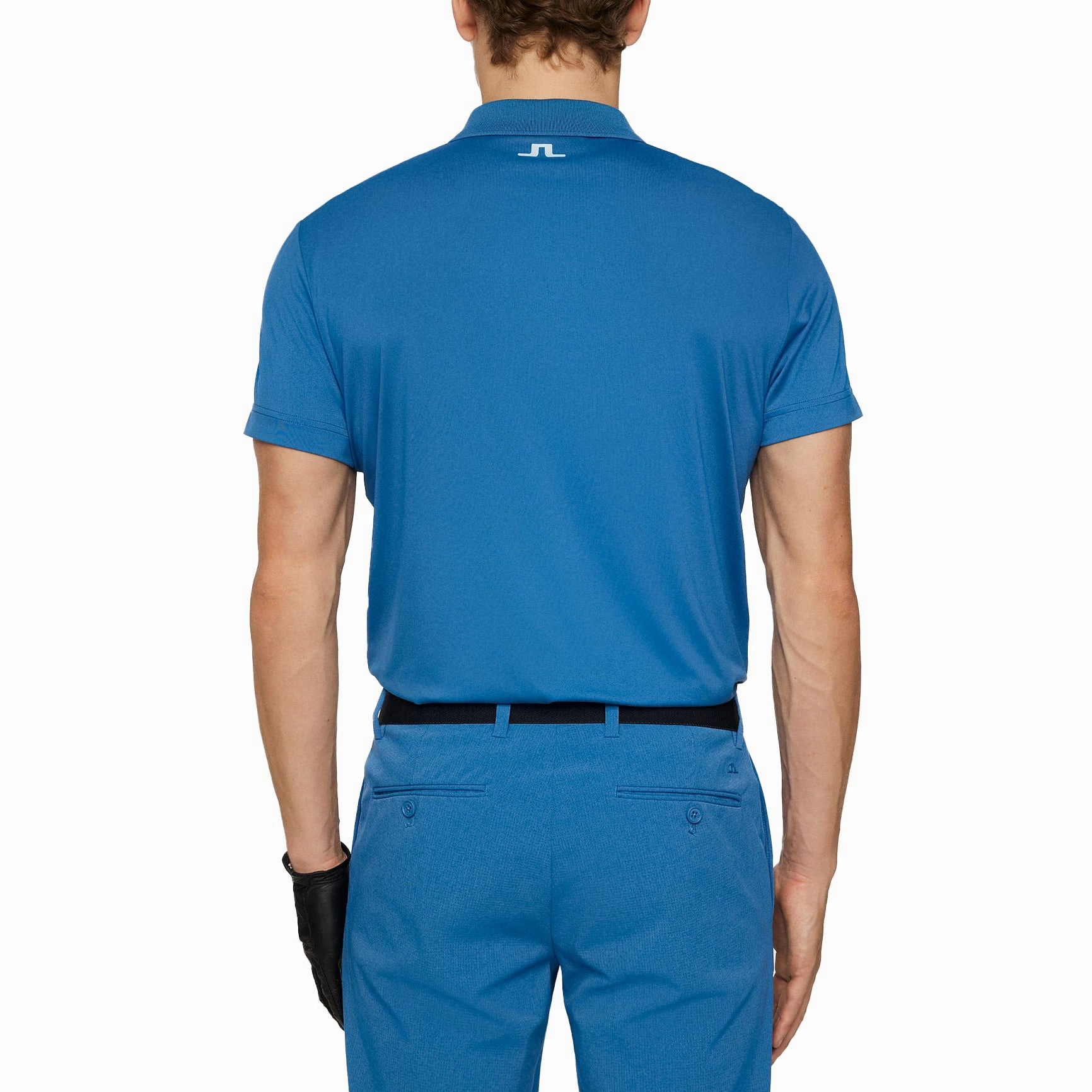 Ventilated Side Gussets J.Lindeberg Lionel Polo Golf Shirt - Dark Blue