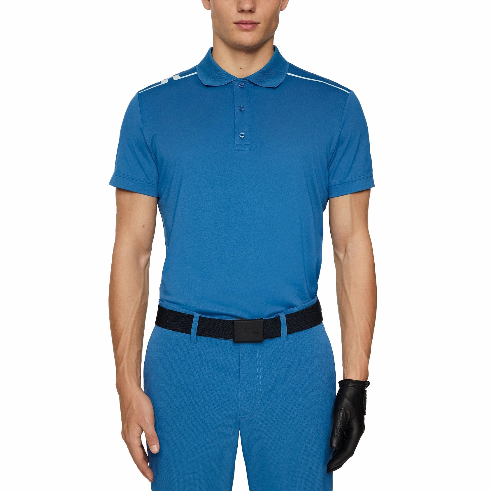 Trendy Appeal J.Lindeberg Lionel Polo Golf Shirt - Dark Blue