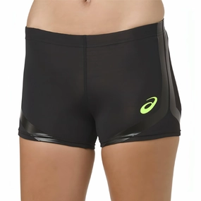 Flexible Mobility Asics Moving Womens Short Running Tights - Black