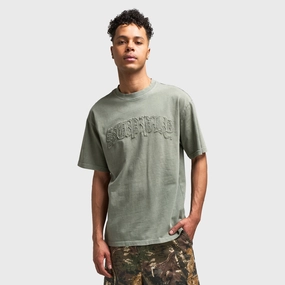 Supply & Demand Aydar Graphic T-Shirt / Washed Ivy Green Tensile Ready Fabric female users