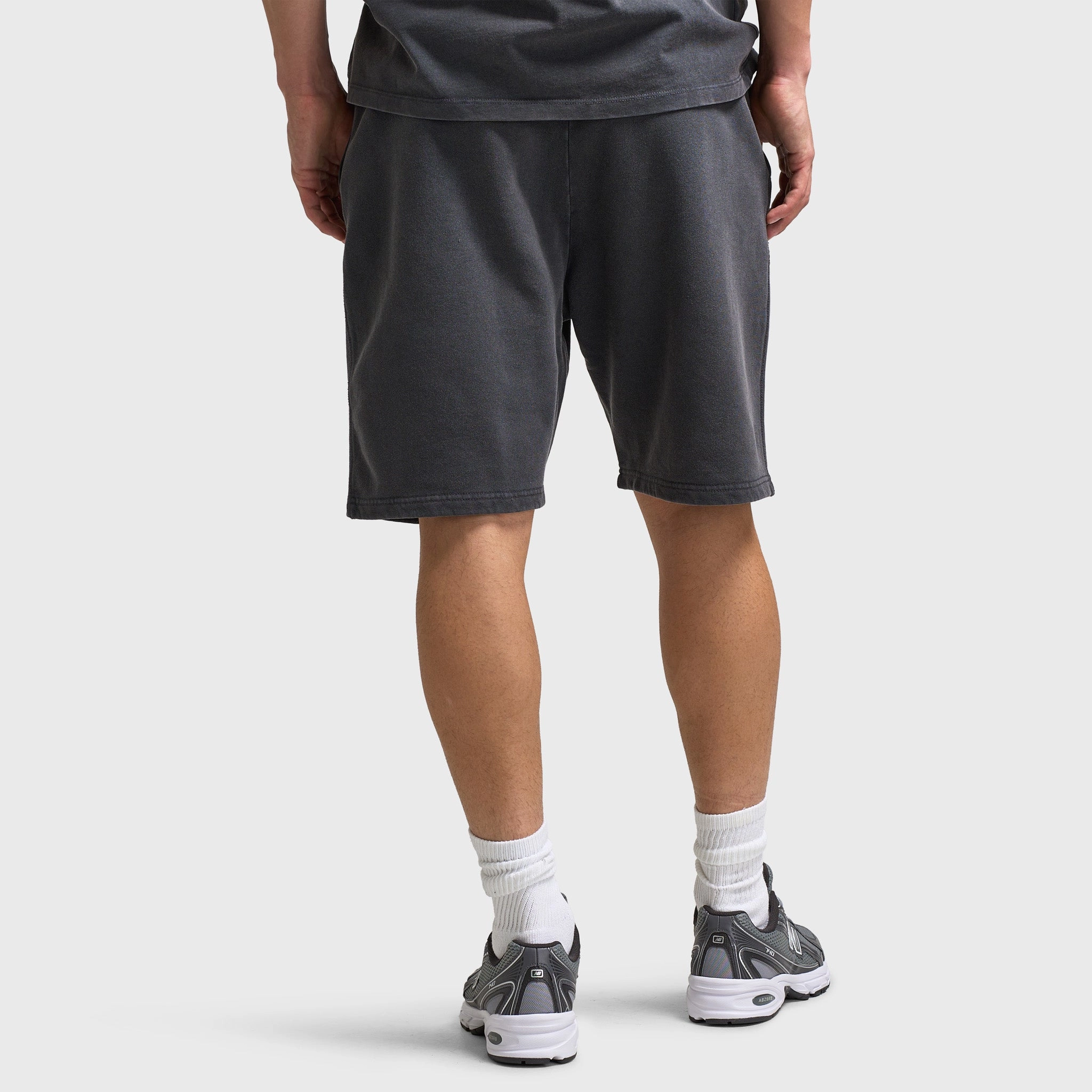 Supply & Demand Chrome Star Shorts / Washed Black Free Movement Crisp Texture