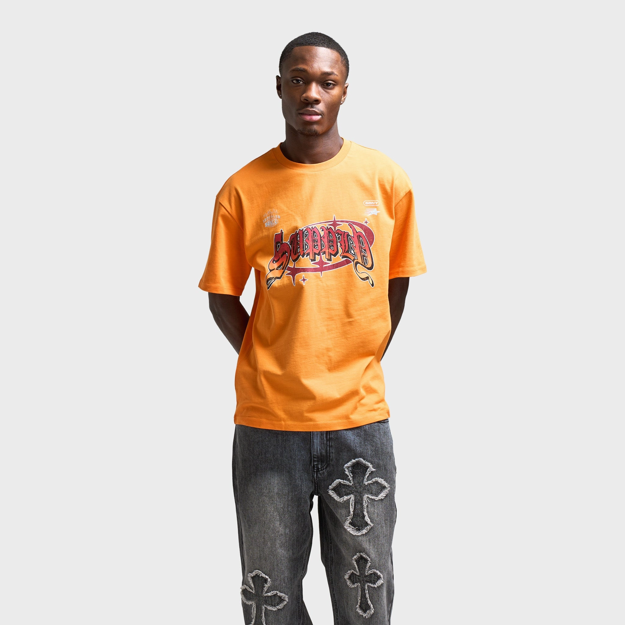 storage purpose color scheme Supply & Demand Clement T-Shirt / Orange