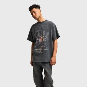 Supply & Demand Growl Graphic T-Shirt / Black low performance Stay Flexible