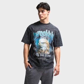 Supply & Demand Irvine Graphic T-Shirt / Washed Black high - precision communication