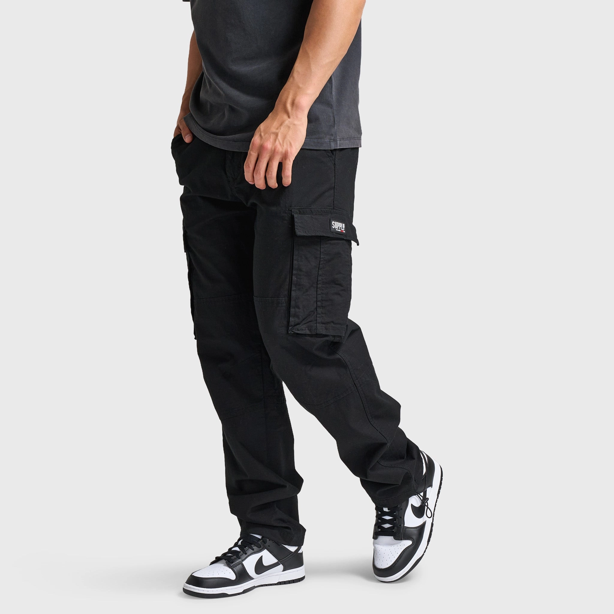 QuickAbsorb Sweat Management Supply & Demand Kilo Cargo Pants / Black