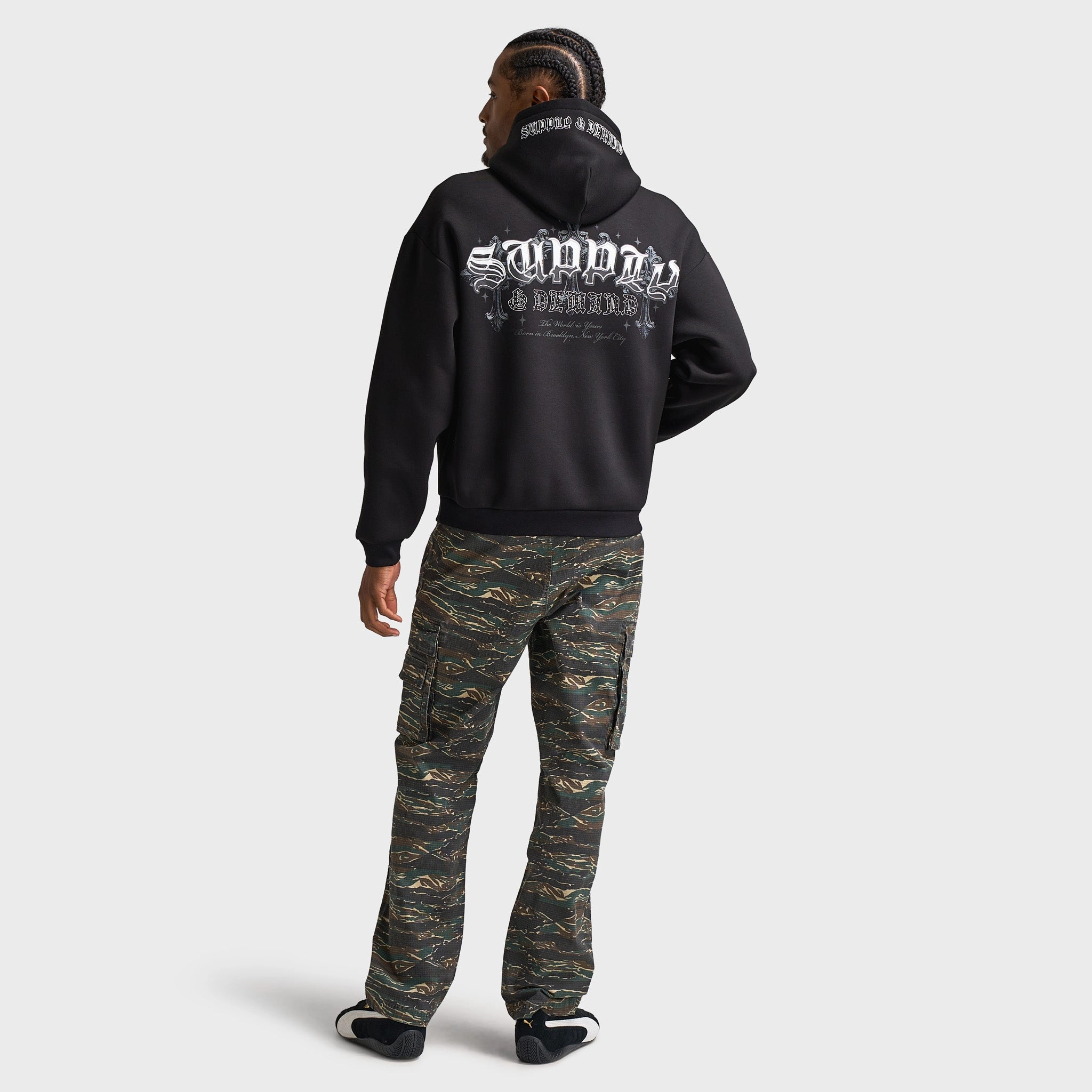 Supply & Demand Lamar Hoodie / Black Smart Casual