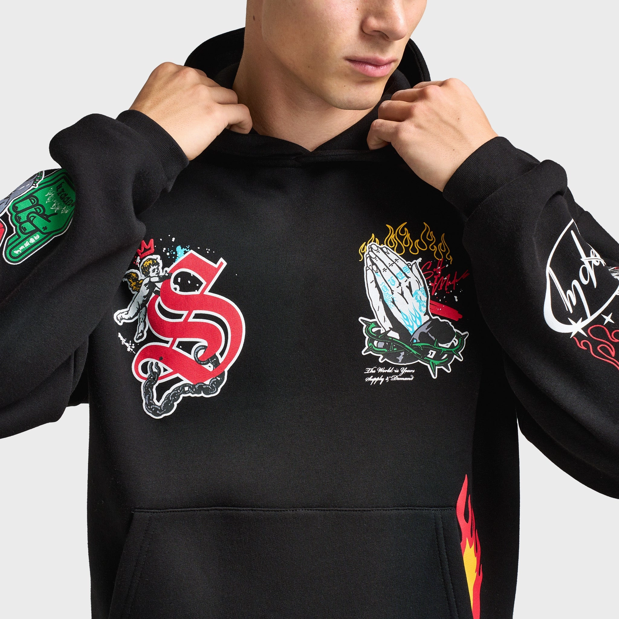 Supply & Demand Maples Hoodie / Black NonRestrictive Movement Design