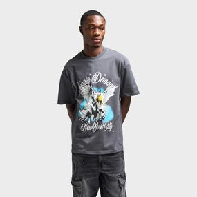 Durable Seams Supply & Demand Pegasus Graphic T-Shirt / Irongate