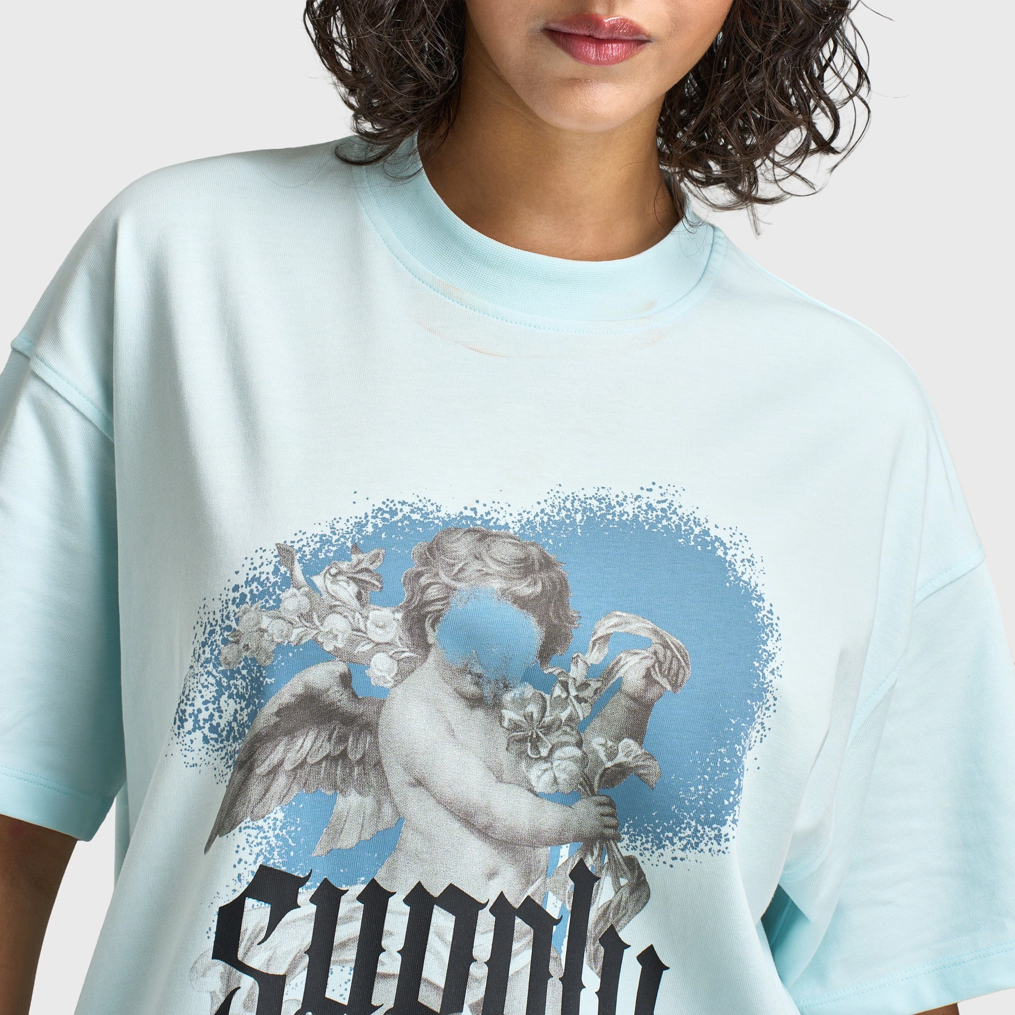Supply & Demand Women's Lucid T-Shirt / Saltwater Slide Chic Design Breathable apparel