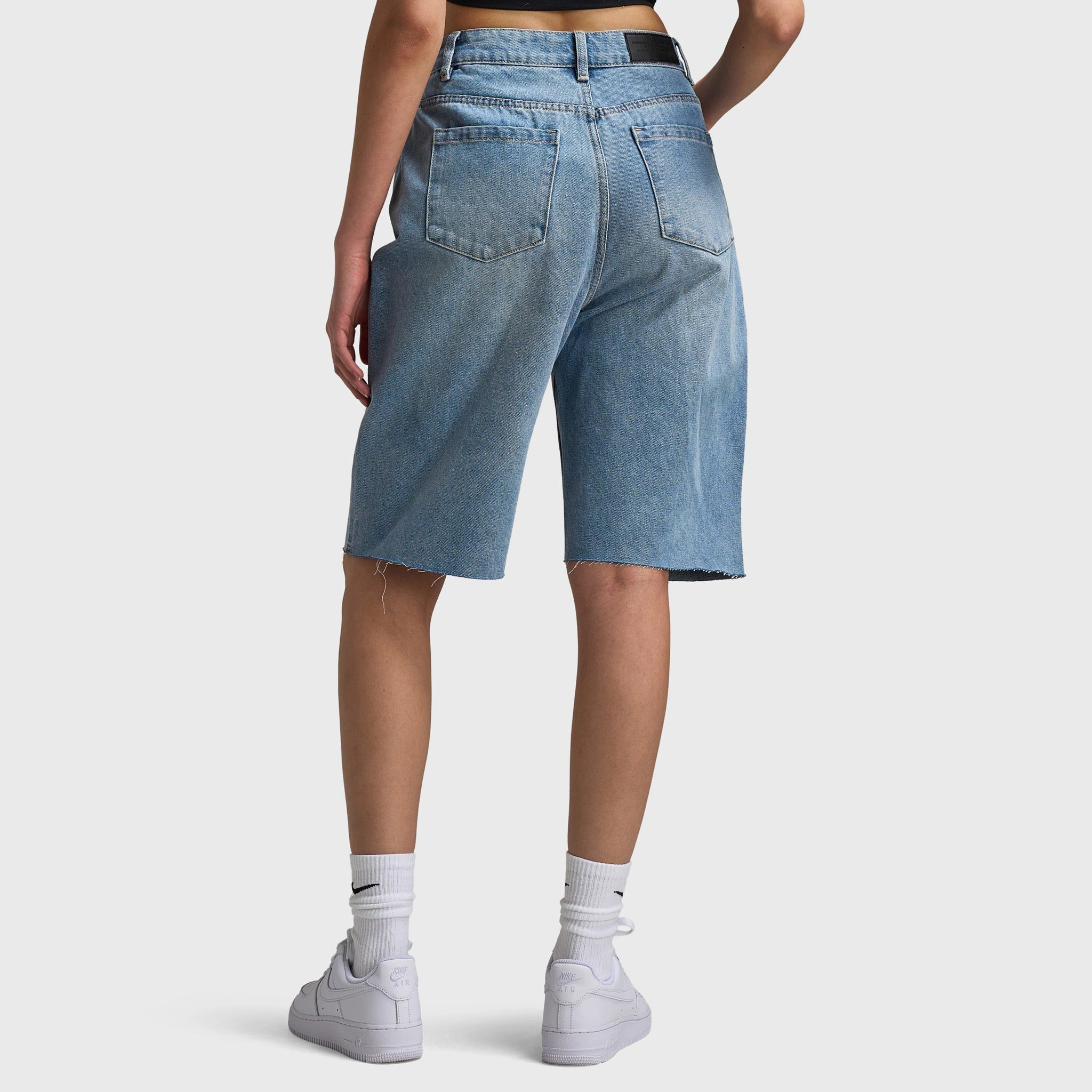 Supply & Demand Womens' Bleek Denim Shorts / Light Wash Denim Casual Wear