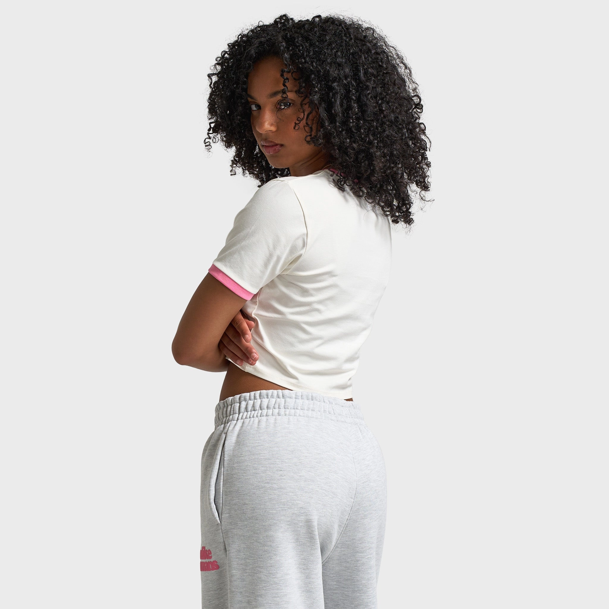 Fashion Forward Washable Unlike Humans Women's Wave Slim T-shirt / Tofu