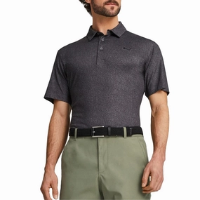 Puma Cloudspun Primary Golf Polo Shirt - Puma Black Monochrome Style