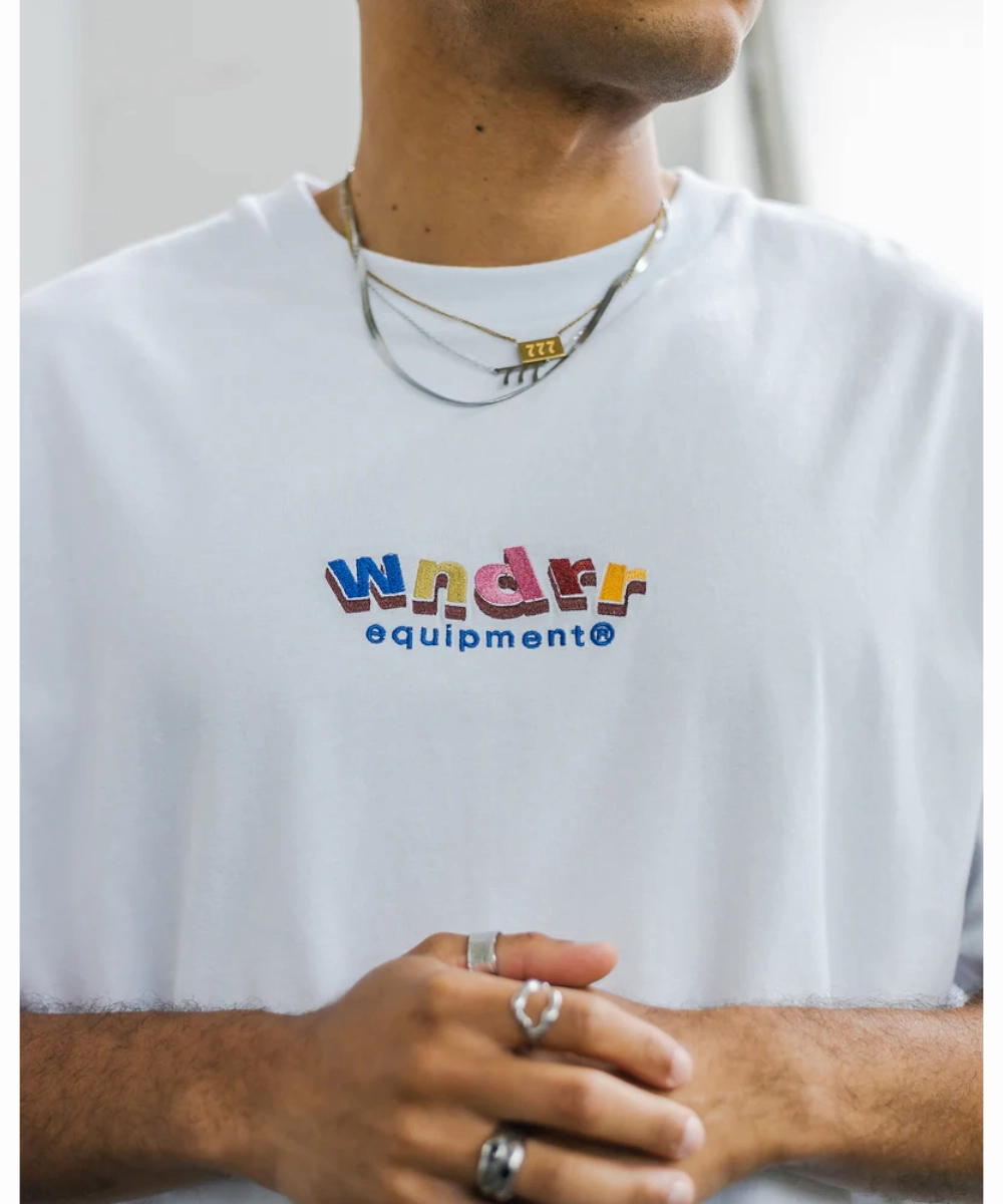Ethic Core WNDRR Blocked Box Fit Tee (White)