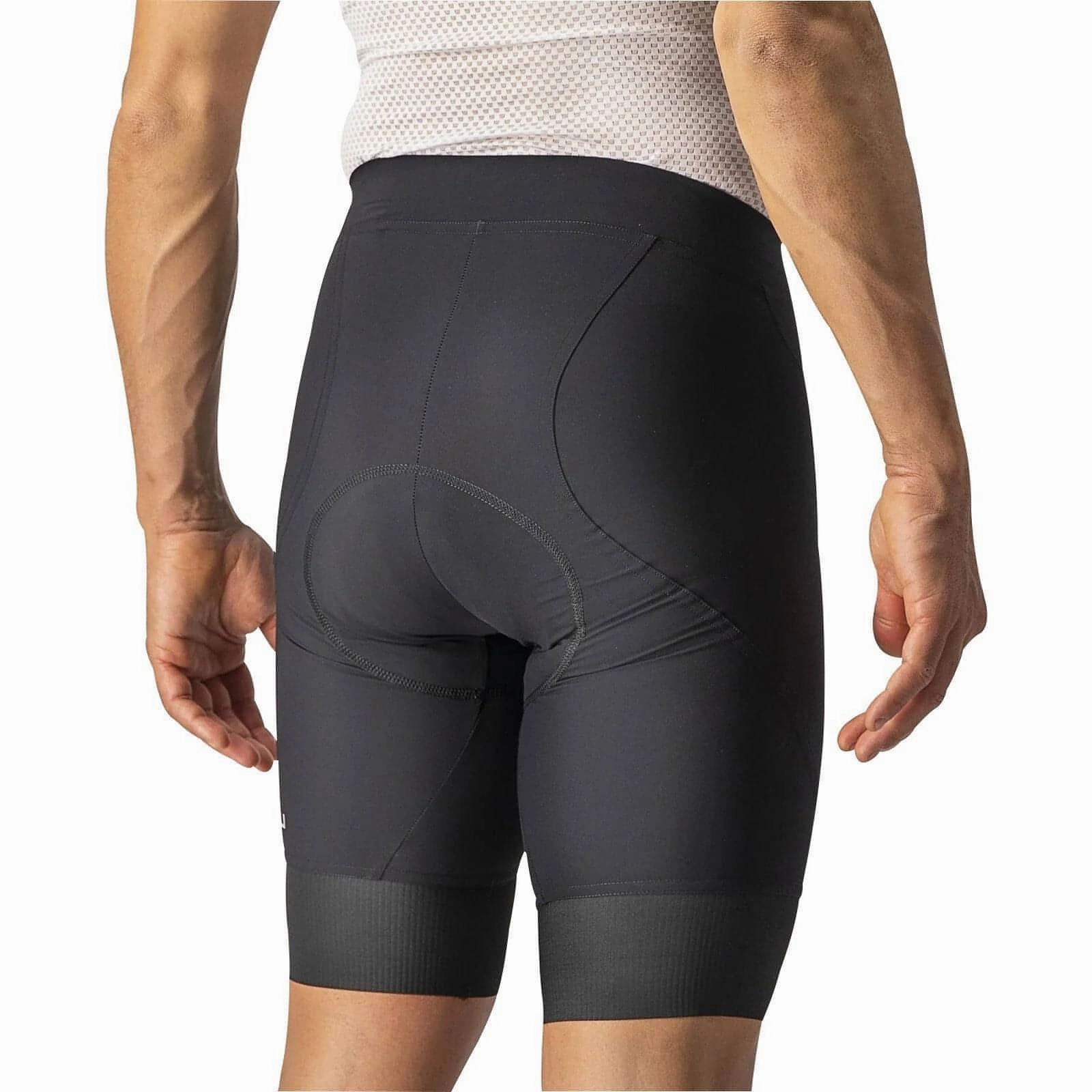 Drawstring closure Castelli Endurance 3 Mens Cycling Shorts - Black