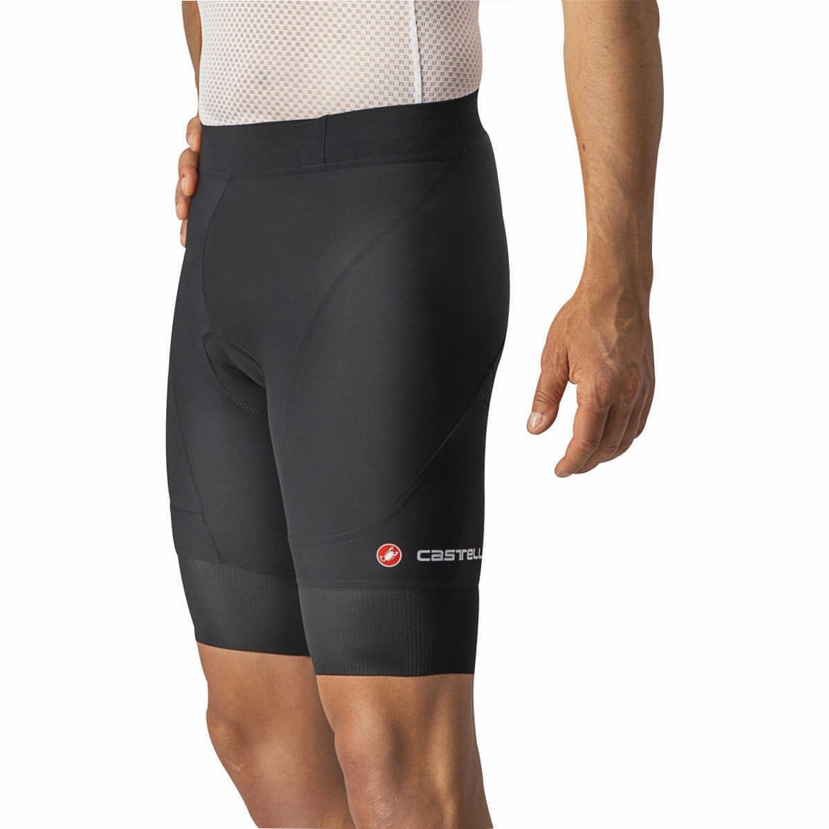 Castelli Endurance 3 Mens Cycling Shorts - Black Gusseted Crotch Design Adaptable