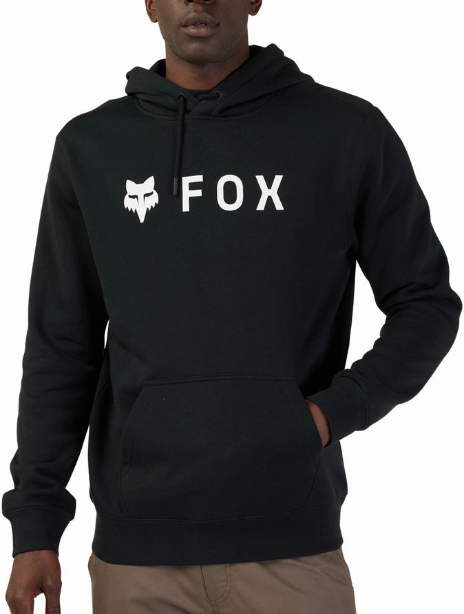 scarf venue Moisture Wicking Fabric Fox Absolute Mens Cycling Hoody - Black