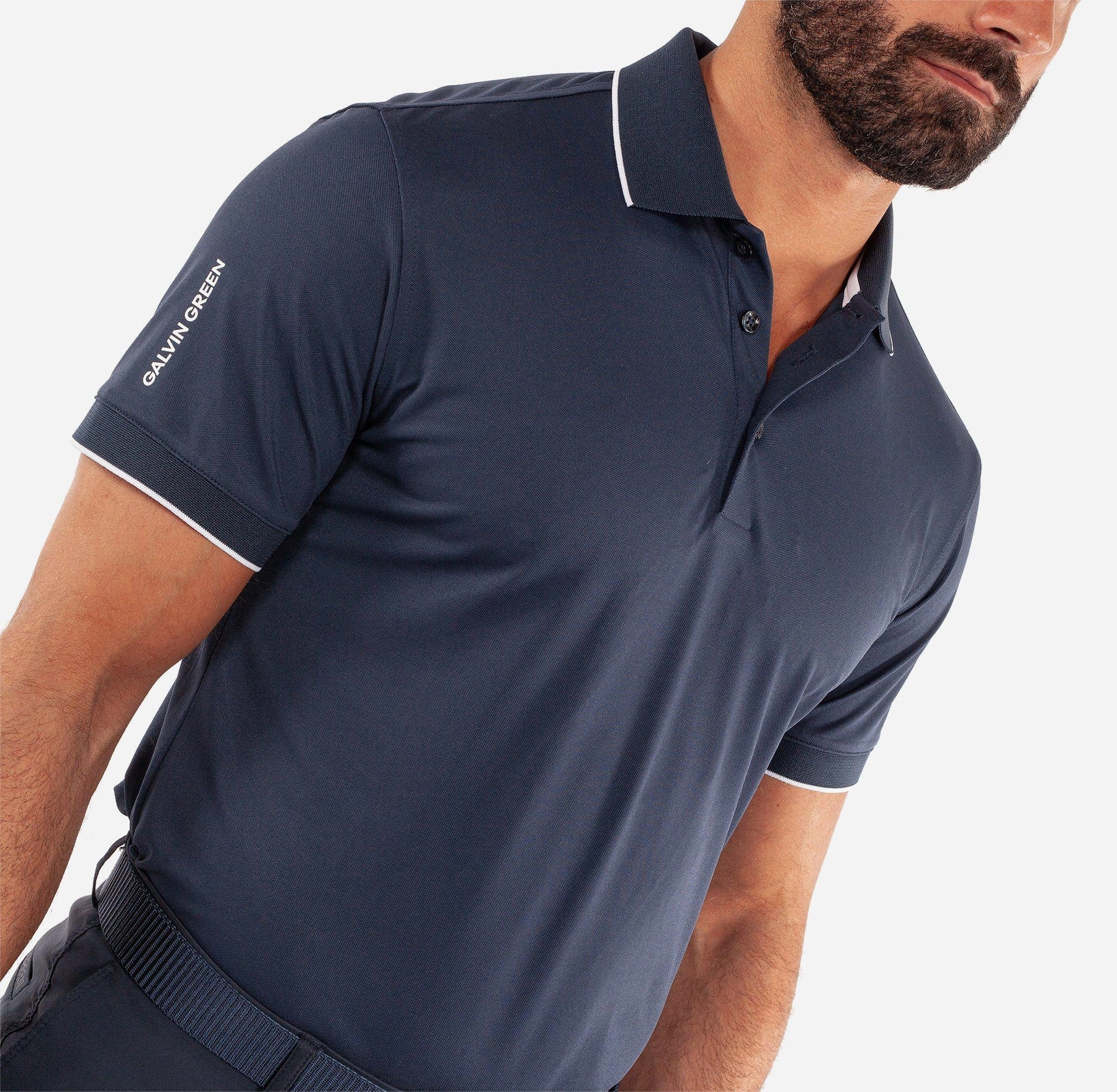 Galvin Green Marty Golf Shirt - Navy Streetwear Edge