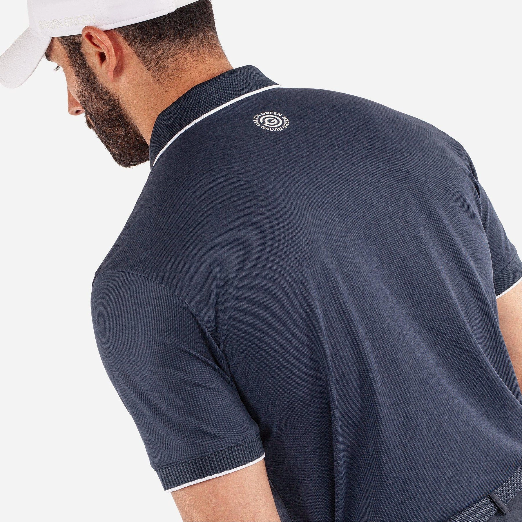 Galvin Green Marty Golf Shirt - Navy Breathable fabric Breathable Airflow Channels