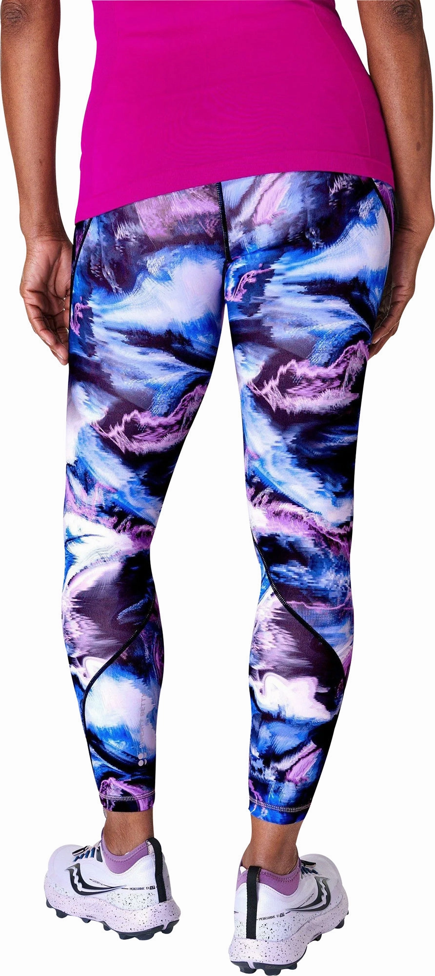 Sweaty Betty Power Pro 7/8 Womens Training Tights - Blue Group Mood