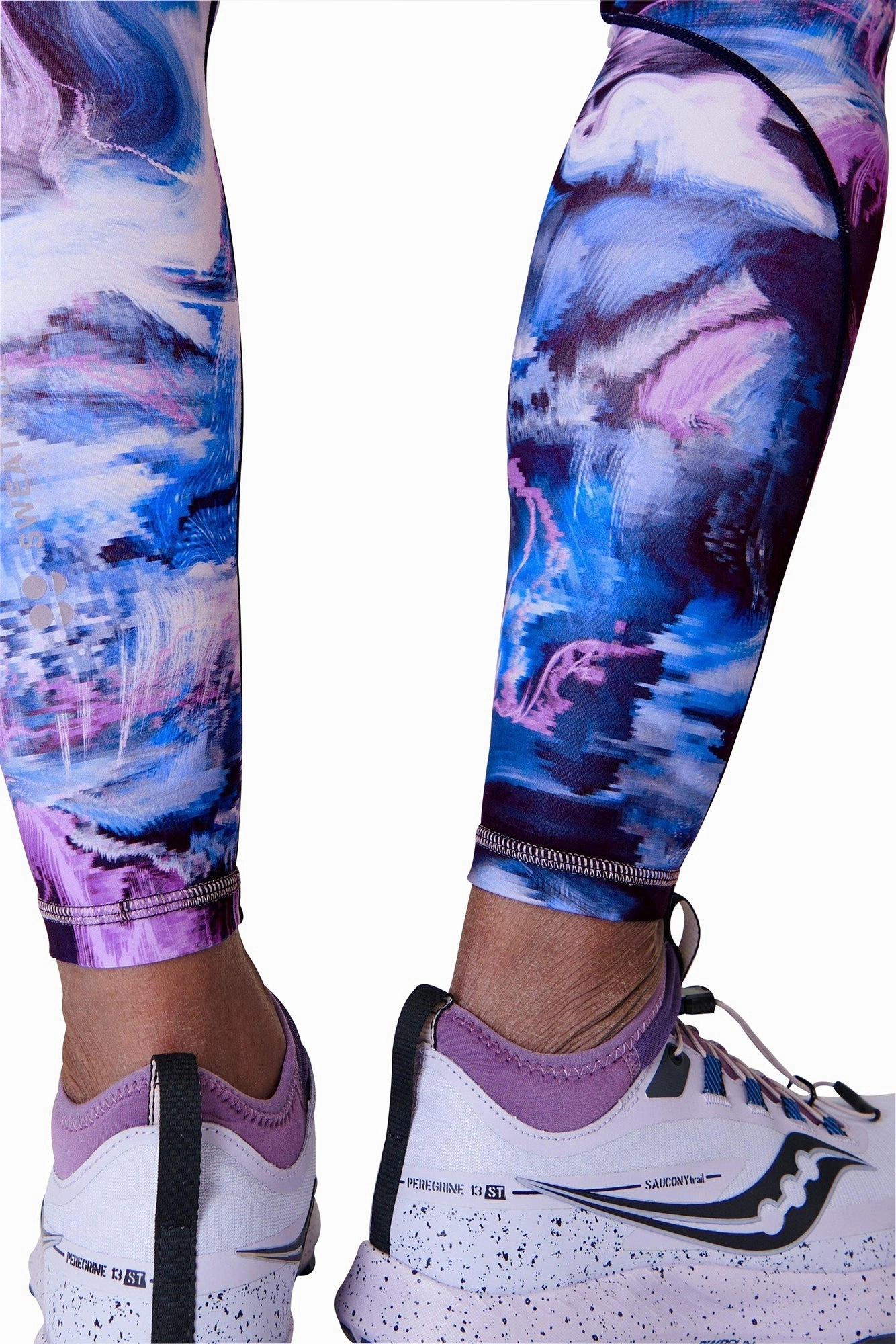 Sweaty Betty Power Pro 7/8 Womens Training Tights - Blue Metal Core SlipResistantHem