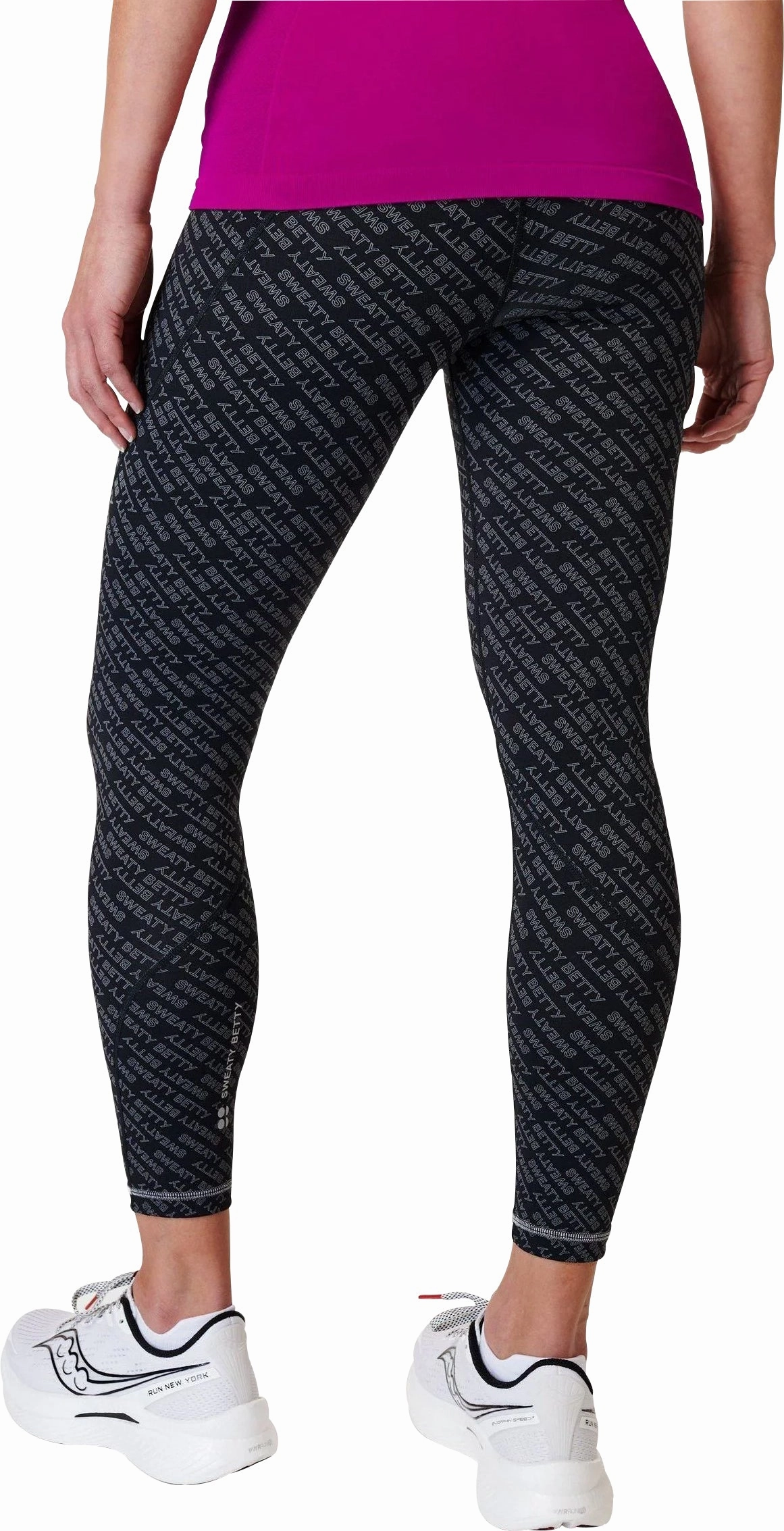 Model Edge Sweaty Betty Power Pro 7/8 Womens Training Tights - Grey